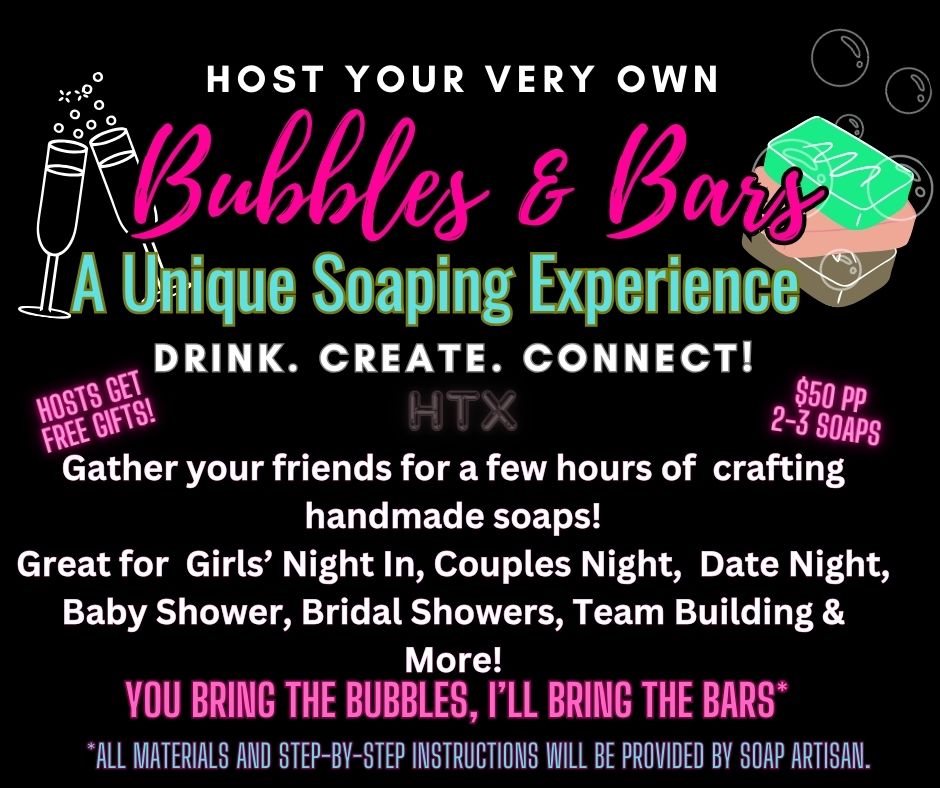 Bubbles and Bars Soap Class